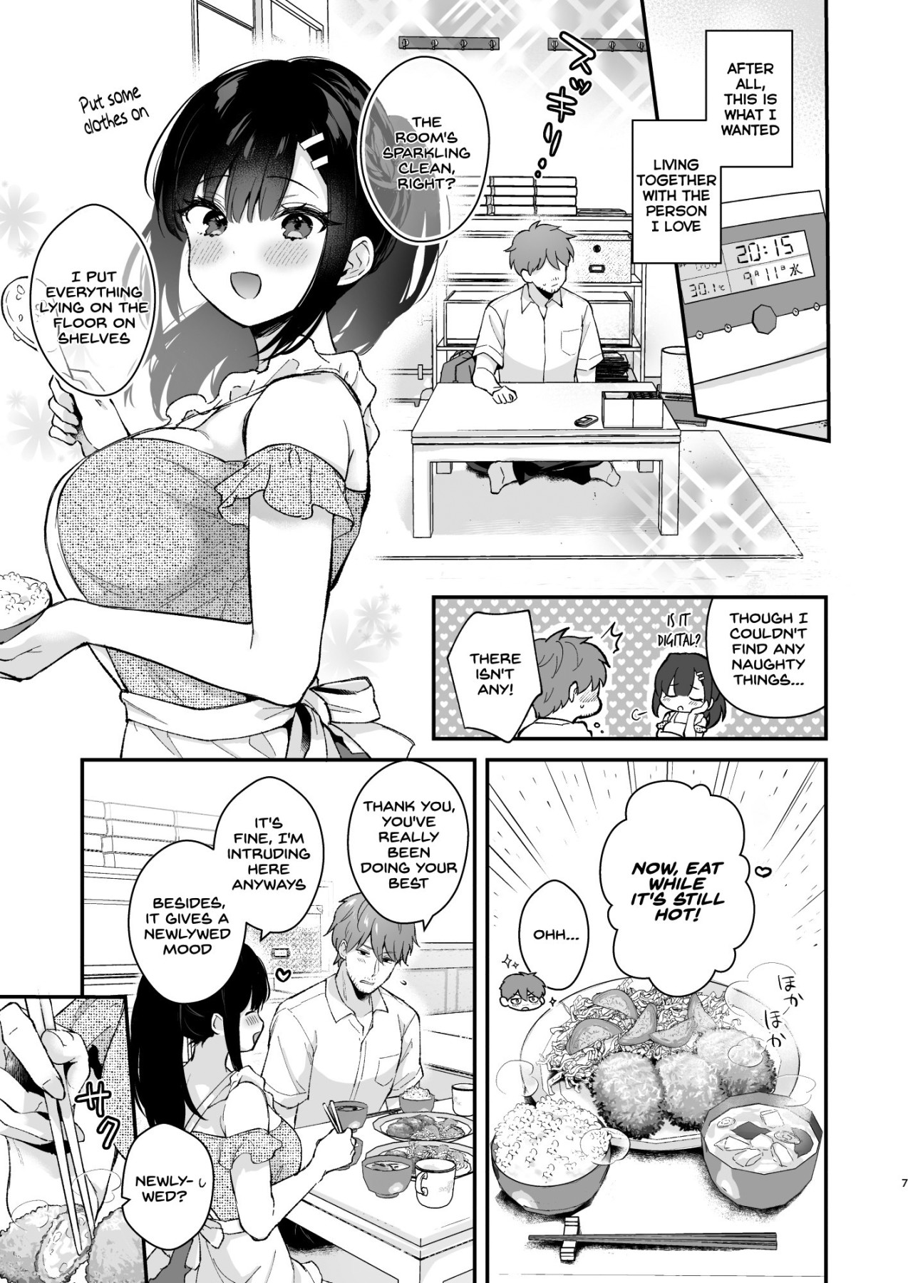 Hentai Manga Comic-Playing House With An Uninvited Student-Read-4